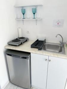 Kuchyňa alebo kuchynka v ubytovaní Villa Zeta