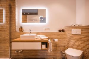 Koupelna v ubytování Hotel Großbach