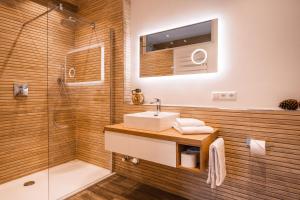 Koupelna v ubytování Hotel Großbach