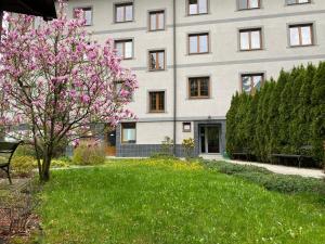 Zahrada ubytování Apartmán Pošta