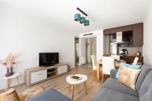 Posezení v ubytování Budapest Holidays Apartments Family