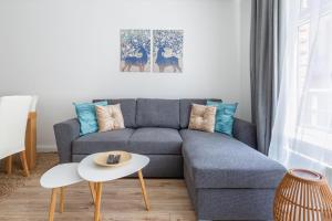 A seating area at Budapest Holidays Apartments Family