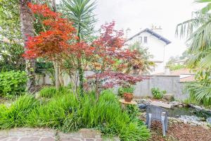 Vonkajšia záhrada v ubytovaní Le Doolie's Biarritz - Visayas Garden WIFI TV BBQ