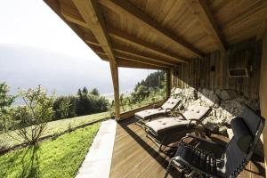 Balkón nebo terasa v ubytování Haus Schwarzenberg