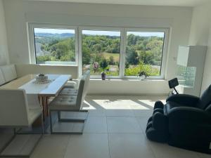 Χώρος καθιστικού στο Ferienhaus Weitblick Sankt Wendel