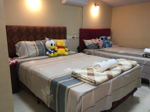 Gulta vai gultas numurā naktsmītnē Hospedaje Encarnación