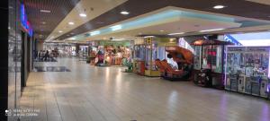 un centre commercial avec de nombreux jeux d'arcade. dans l'établissement Top Apartment Roma 2, à Rome