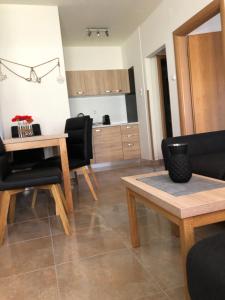 Kuchyň nebo kuchyňský kout v ubytování Appartements Antunovic