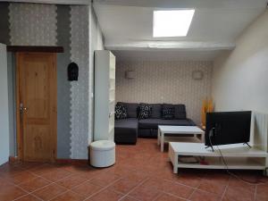 Χώρος καθιστικού στο gîte du Laïka