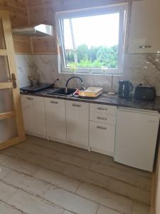Kuchyň nebo kuchyňský kout v ubytování Relax u Agi i Jurka