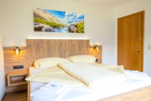 Postel nebo postele na pokoji v ubytování Haus Schwarzenberg