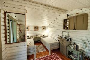 Kuchyň nebo kuchyňský kout v ubytování Muhu cabin Aasa + 7 fotografií