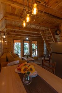 Setusvæði á Log cabins Banjska stena