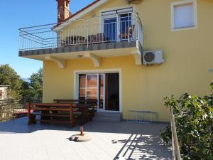 Balkon lub taras w obiekcie Apartments with a parking space Silo, Krk - 18705