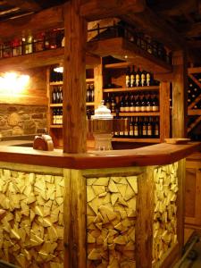Lounge nebo bar v ubytování Baita Goles