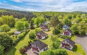 an aerial view of a row of houses at Ferienhaus 39 In Kirchheim in Kirchheim