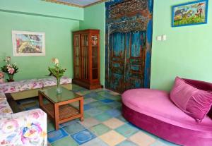 Posezení v ubytování Orchid House