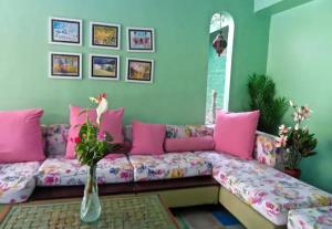 Posezení v ubytování Orchid House