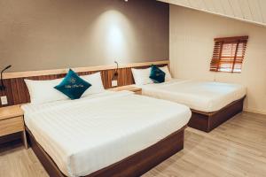 Villa Hoa Da客房内的一张或多张床位