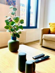 Posezení v ubytování Cozy Apartment in Antwerpen Centraal