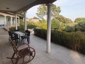 Balkón alebo terasa v ubytovaní VILLA BELLAVISTA