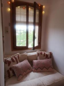 A seating area at Ca Olivar
