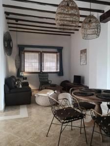 A seating area at Ca Olivar