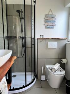Koupelna v ubytování Kleine Strandpiraten