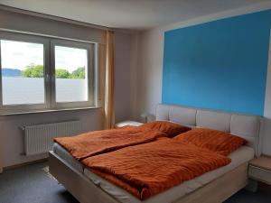 Postel nebo postele na pokoji v ubytování Gierske Wohnung