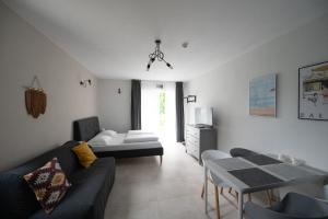 Posezení v ubytování MEDUSA apartamenty i bungalowy