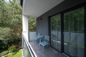 Balkón nebo terasa v ubytování MEDUSA apartamenty i bungalowy