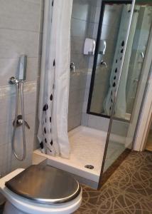 Koupelna v ubytování Hotel Torvaianica