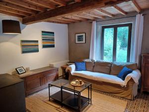 Posezení v ubytování La Ferme du Couchant