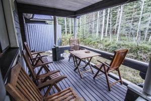Balkón nebo terasa v ubytování Lomakulkuri Apartments