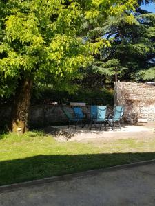 Zahrada ubytování Chambres et Gîtes Les Deux Chênes près de Bergerac