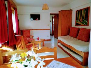 Postel nebo postele na pokoji v ubytování Apart Hotel del Pellin