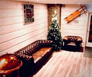 Posezení v ubytování Lapland Lodge