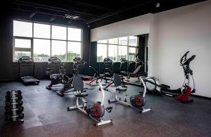 Fitnesscenter och/eller fitnessfaciliteter på Grand Times Hotel Laval - Centropolis
