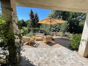 Vonkajšia záhrada v ubytovaní La bastide