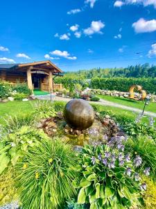 瓦马Cabana Abel的中间有一个大岩石的花园