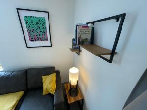 Telewizja i/lub zestaw kina domowego w obiekcie Apartmány U Medvěda