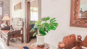 Un lugar para sentarse en Jeru Homestay