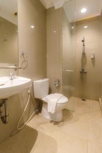 Koupelna v ubytování Grand Picasso Hotel