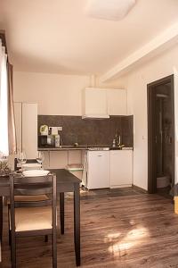 Kuchyň nebo kuchyňský kout v ubytování SárvárLAK Apartmanház