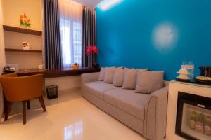 Istumisnurk majutusasutuses Grand Picasso Hotel