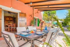 Patio alebo iná vonkajšia časť ubytovania Finca Alqueria