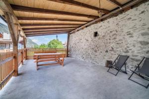 Balkón nebo terasa v ubytování Unterlanpacher Historic Refugium