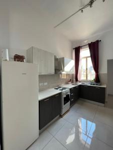 Kuchyň nebo kuchyňský kout v ubytování Full apartment sliema