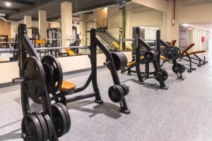 Gimnasio o instalaciones de fitness de Hotel Familia Conde