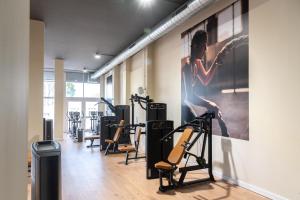 Gimnasio o instalaciones de fitness de Hotel Familia Conde